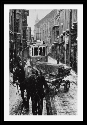 Sirkeci, İstanbul, 1956, Çerçeveli                                                                                   resmi