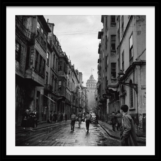 Galata Kulesi, İstanbul, 1950'ler resmi