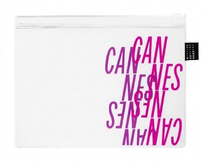 Cannes - Şeffaf Pouch resmi