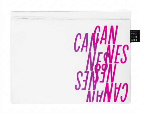 Cannes - Şeffaf Pouch resmi